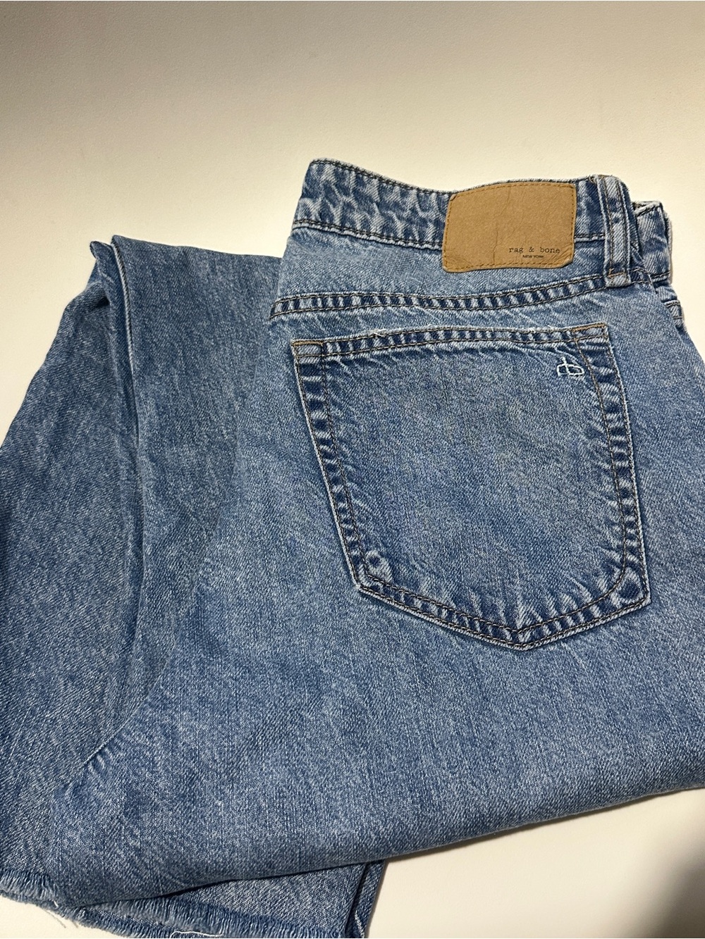 rag & bone Dre Low Rise Baggy Boyfriend Jeans Medium Wash - Size 27 - Picture 3 of 7
